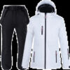 Wholesale Waterproof Winter Cold Windproof Men Women Couple High Quality Hot Sell Warm Thick Ski Jacket Ski Pants Ski Suit