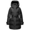 Wholesale Customizable Women's Winter Jacket Long Fashion Outdoor Coat with Thickened Hood and Padding Warm Coat