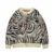 Winter Men Sweater Cotton Knitted Pullover Jacquard Tiger Motif Fashionable Sweater For Men