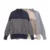 Ladies Vintage New Casual Fashion Long-Sleeved Stand-Up Printed Striped Knitted Sweater Autumn Collection