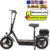 USA Warehouse Shipping Unisex 750W 48V 18AH Portable Folding E-Scooter 14&apos;&apos; Inflatable Tires Max Speed 45 KM/H 50 KM Range for